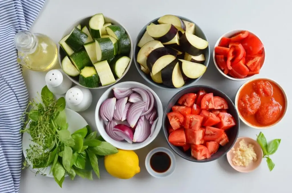 Ingredients for Classic Ratatouille