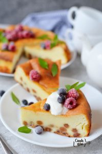 Farmer’s Cheese Cake with Raisins (Zapekanka)