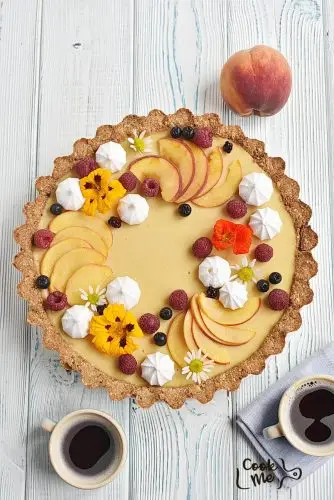 Gluten-Free Pretty Peach Tart