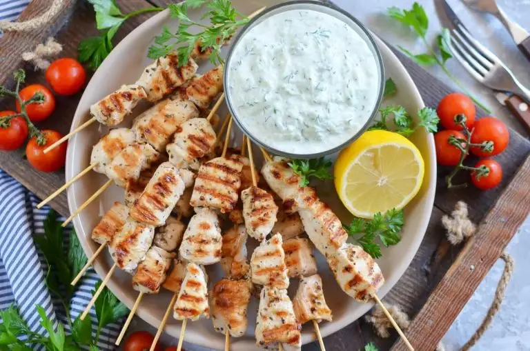 Step 8 - Greek Lemon Chicken Skewers with Tzatziki