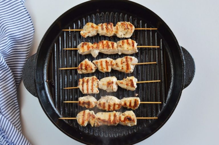 Step 6 - Greek Lemon Chicken Skewers with Tzatziki