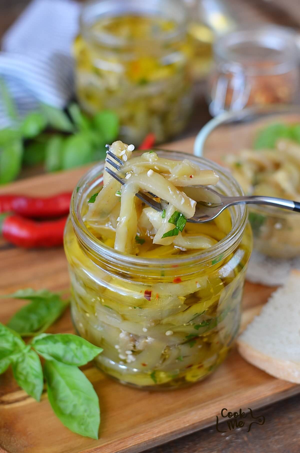 Italian Pickled Eggplant Recipe Cook.me Recipes