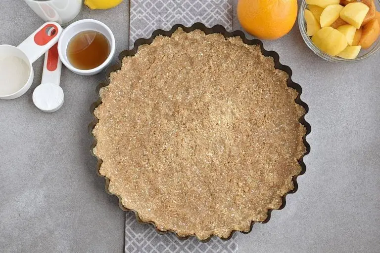 Step 3 - No-Bake Peach and Mango Tart