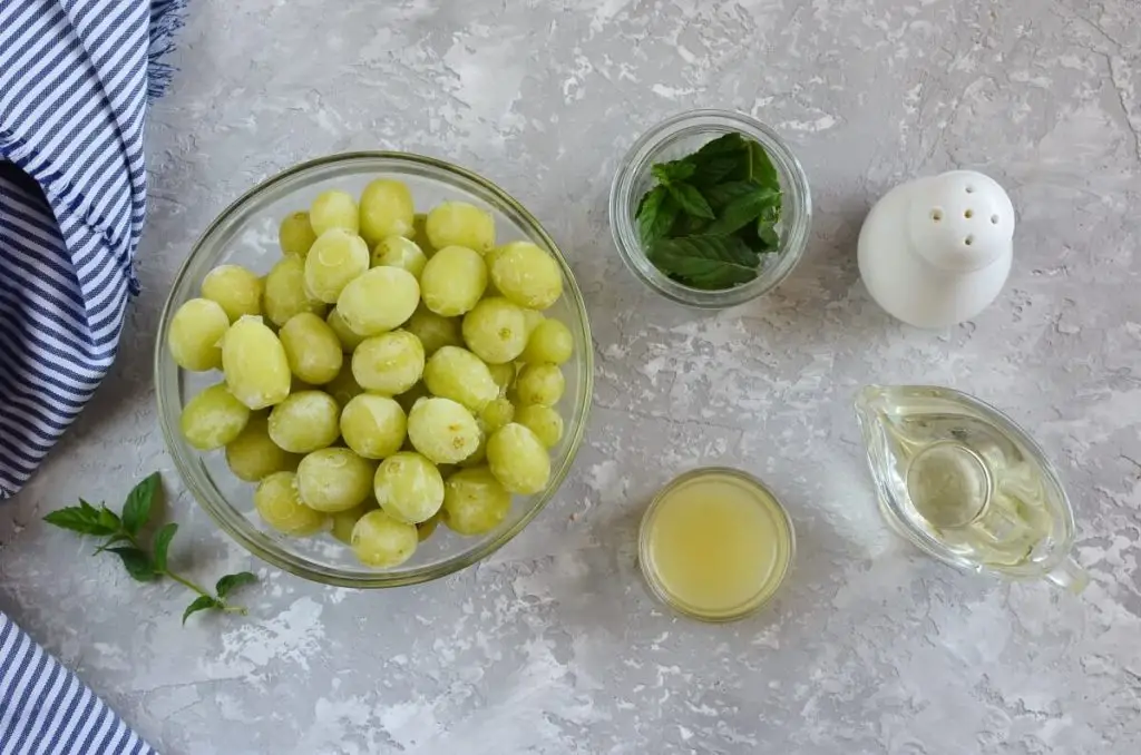 Ingredients for No-Churn Vegan Grape Sorbet