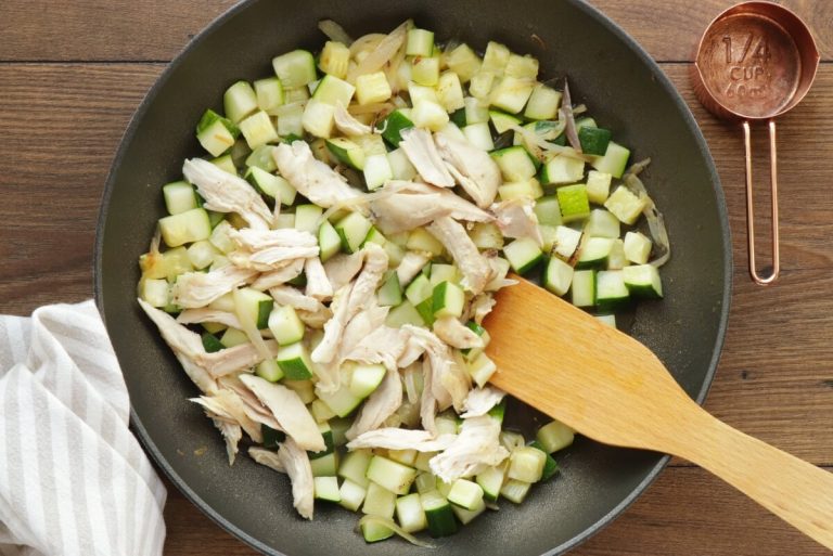 Step 3 - Pasta with Zucchini