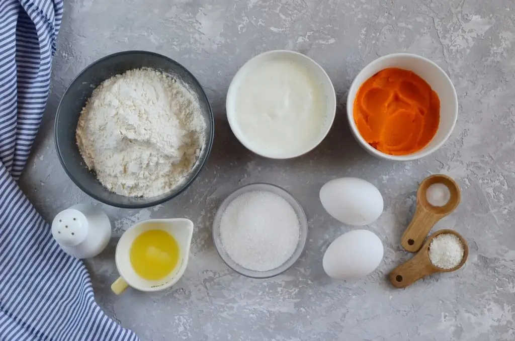 Ingredients for Pumpkin Pancakes