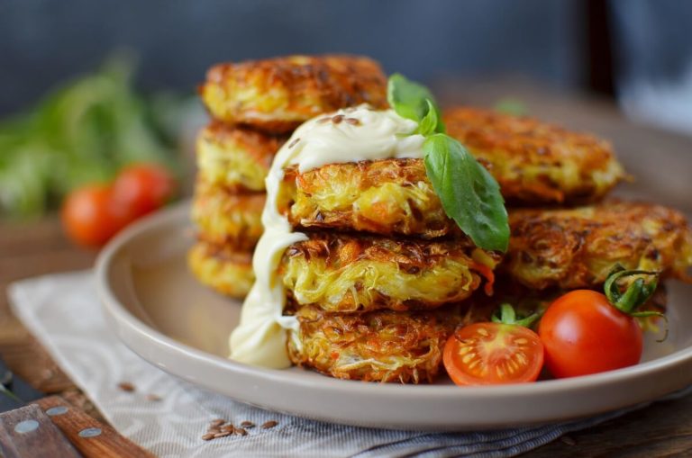 Step 6 - Cabbage Fritters Vegan