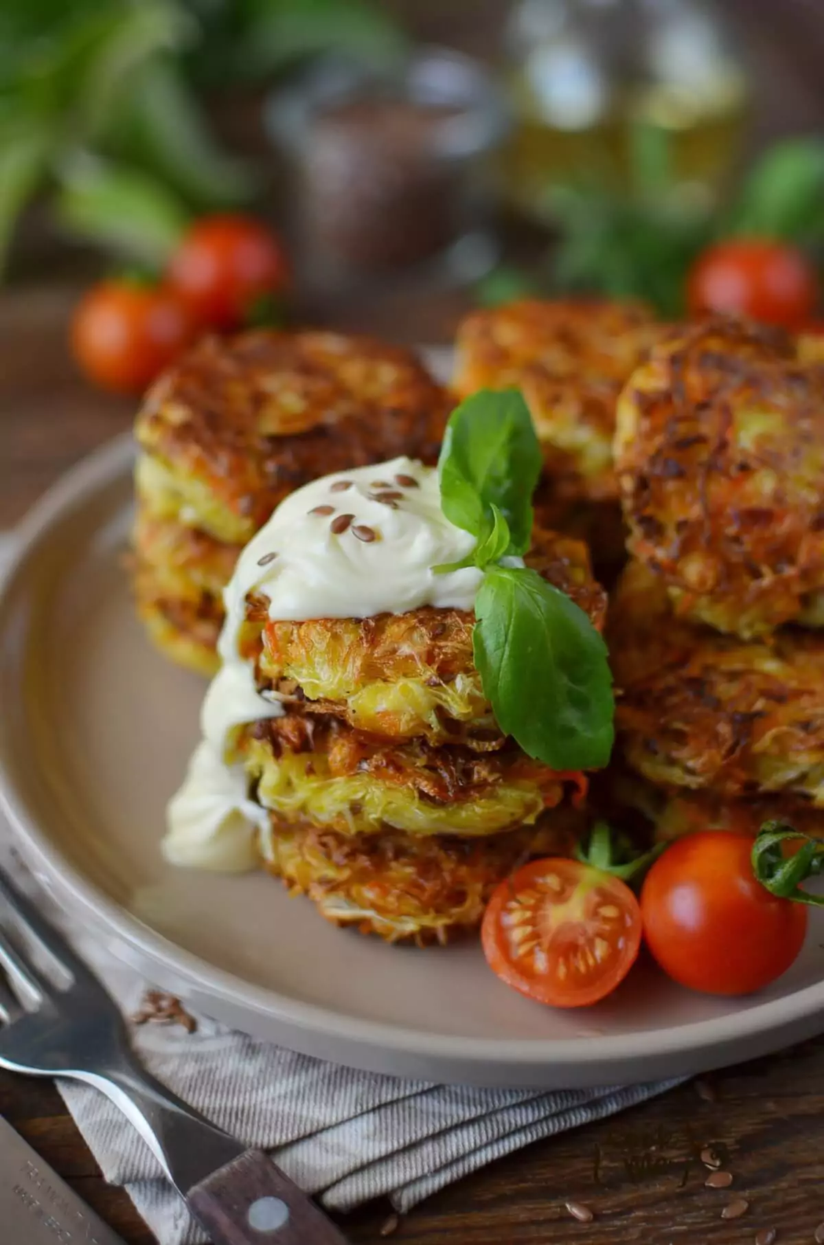 Cabbage Fritters Vegan