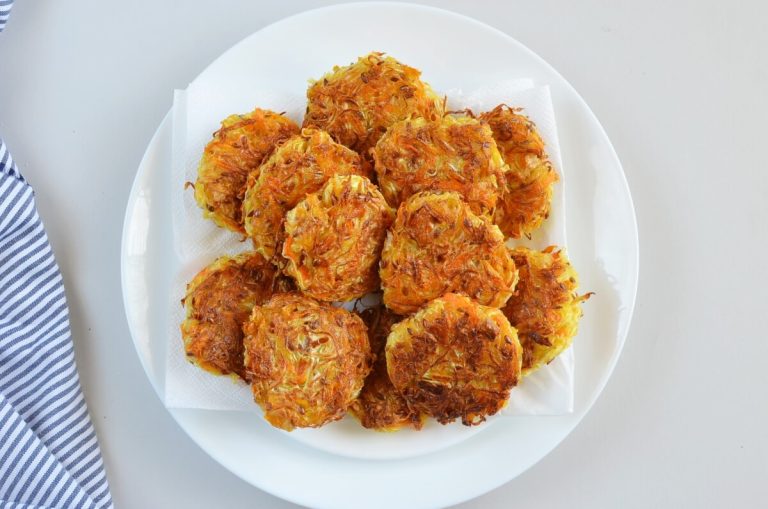 Step 5 - Cabbage Fritters Vegan