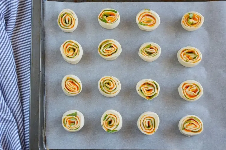 Step 4 - Vegan Pumpkin Basil Pinwheels