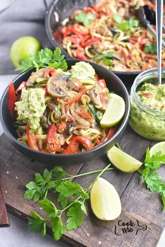 Veggie Fajita Zoodles