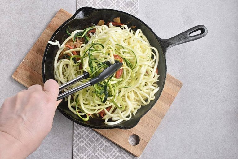 Step 7 - Veggie Fajita Zoodles
