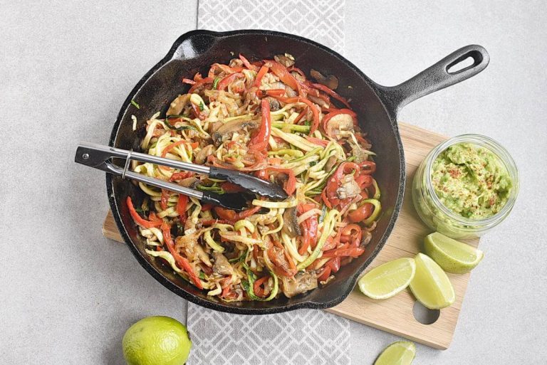 Step 8 - Veggie Fajita Zoodles