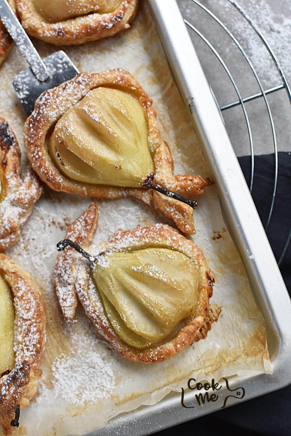 Baked Pears In Puff Pastry Recipe Cookme Recipes 4872