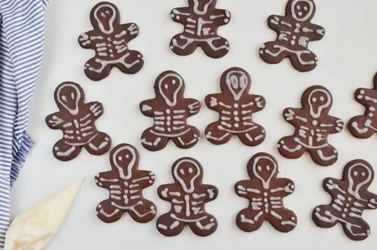 Step 9 - Bittersweet Chocolate Skeleton Cookies