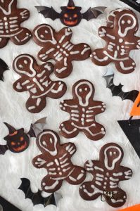 Bittersweet Chocolate Skeleton Cookies