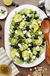 Blackberry, Avocado and Arugula Salad