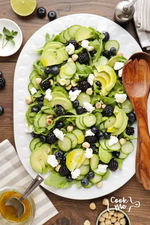 Blackberry, Avocado and Arugula Salad