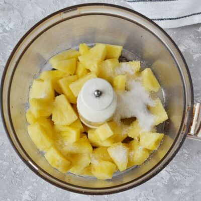 Creamy Pineapple Sorbet recipe - step 1