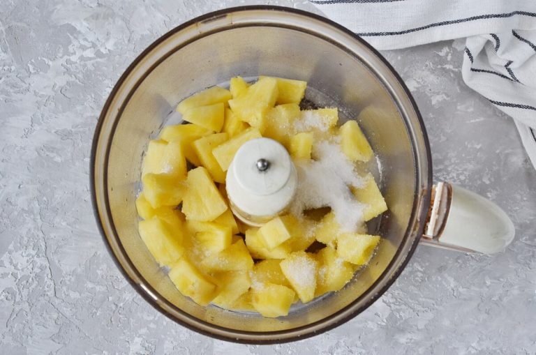 Step 1 - Creamy Pineapple Sorbet