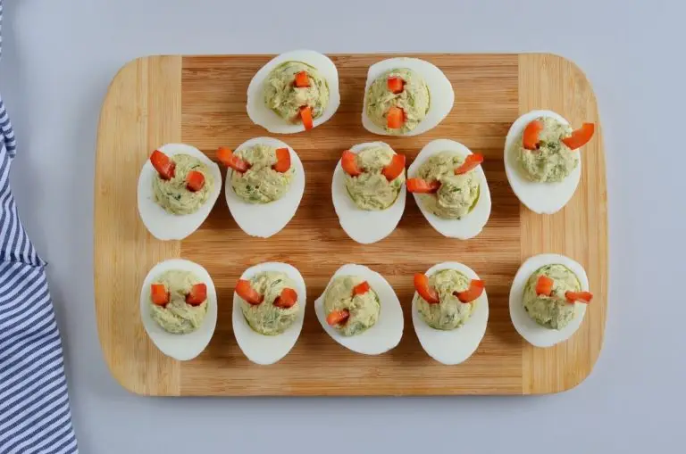 Step 5 - Devilish Avocado Sriracha Deviled Eggs