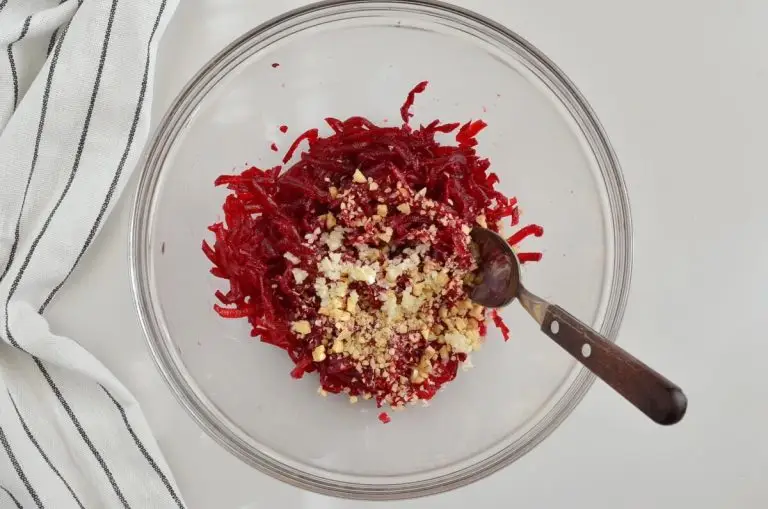 Step 8 - Russian Garnet Bracelet Salad