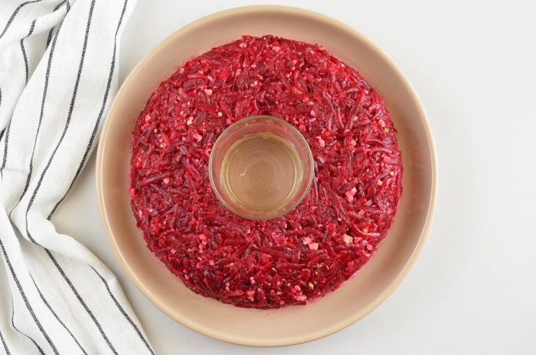 Step 8 - Russian Garnet Bracelet Salad