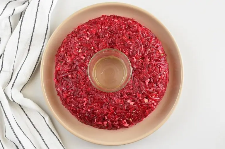 Step 8 - Russian Garnet Bracelet Salad