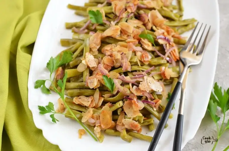 Step 8 - Green Beans Amandine