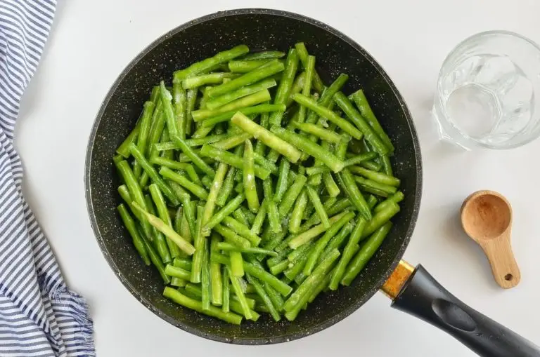 Step 5 - Green Beans Amandine