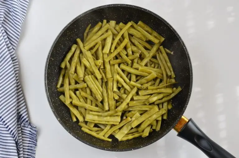 Step 6 - Green Beans Amandine
