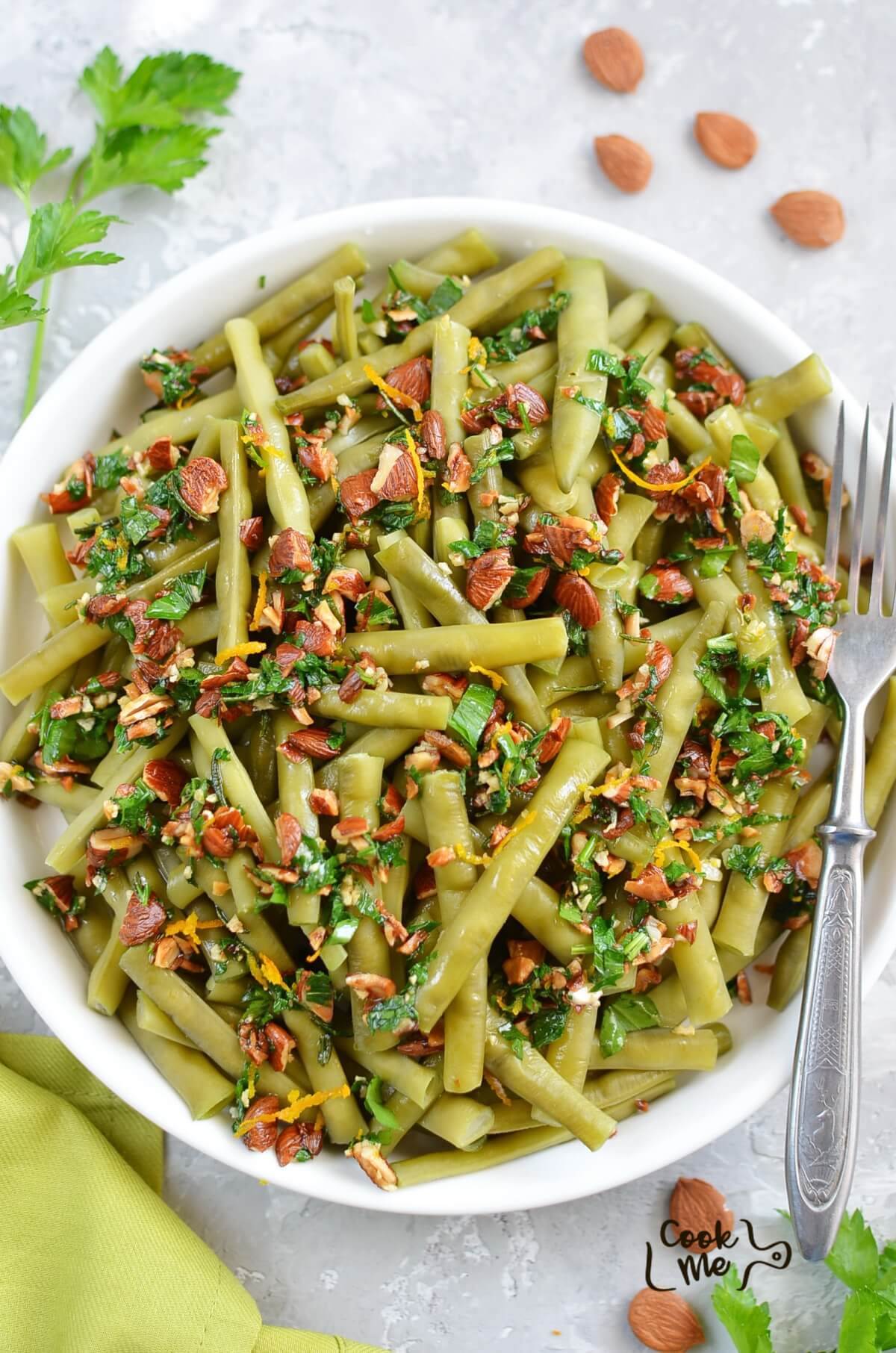 Green Beans with Orange and Almond Gremolata Recipe Cook.me Recipes