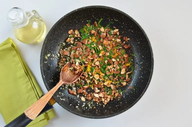 Step 6 - Green Beans with Orange and Almond Gremolata