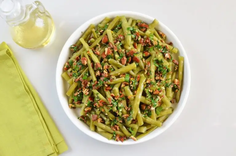 Step 7 - Green Beans with Orange and Almond Gremolata
