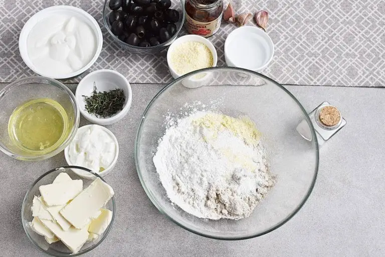 Step 1 - Halloween Jack Skellington Ricotta Olive Tarts