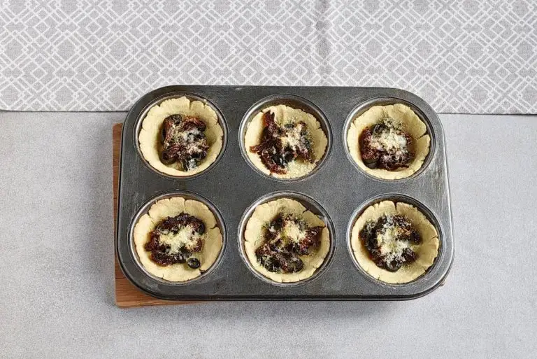 Step 10 - Halloween Jack Skellington Ricotta Olive Tarts