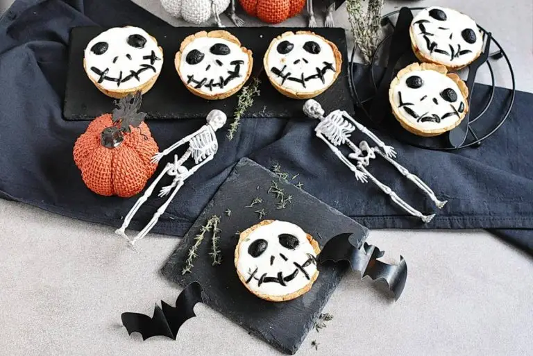 Step 15 - Halloween Jack Skellington Ricotta Olive Tarts