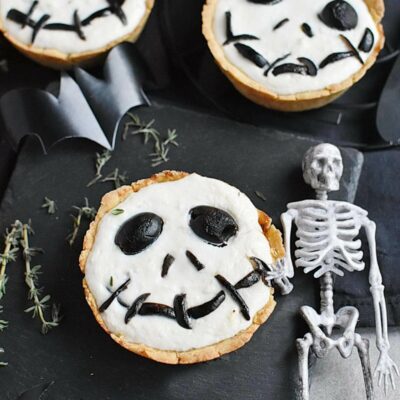 Halloween Jack Skellington Ricotta Olive Tarts Recipes– Homemade Halloween Jack Skellington Ricotta Olive Tarts –Easy Halloween Jack Skellington Ricotta Olive Tarts