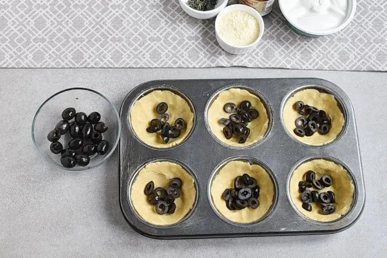 Step 7 - Halloween Jack Skellington Ricotta Olive Tarts