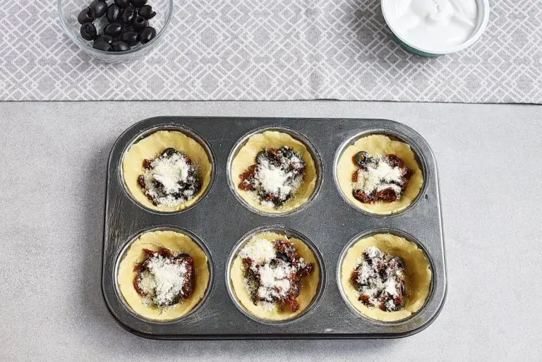 Step 9 - Halloween Jack Skellington Ricotta Olive Tarts