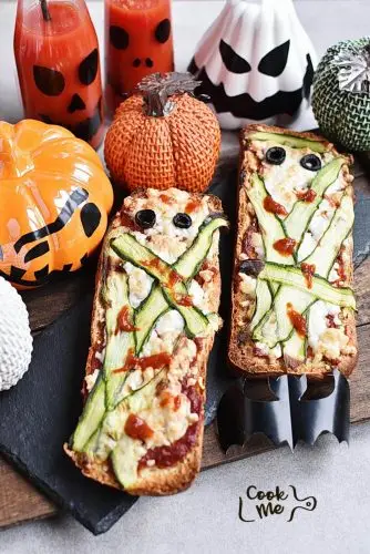 Halloween Mummy Pizzas