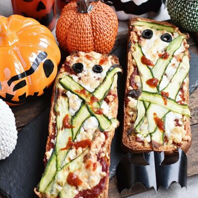 Halloween Mummy Pizzas Recipes– Homemade Halloween Mummy Pizzas –Easy Halloween Mummy Pizzas