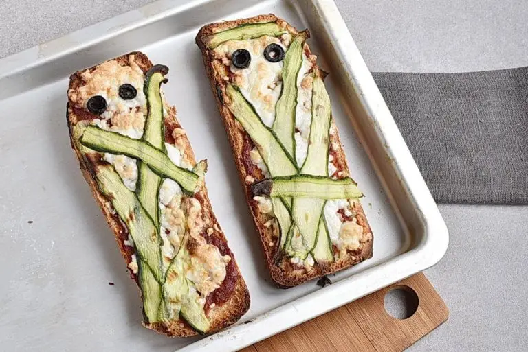 Step 6 - Halloween Mummy Pizzas