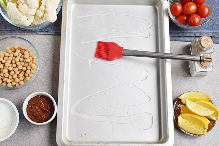 Step 1 - Indian Cauliflower and Chickpea Sheet Pan