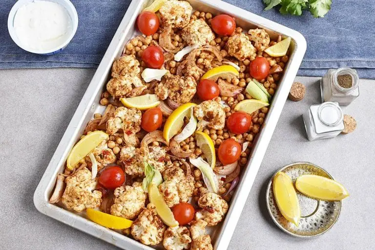 Step 4 - Indian Cauliflower and Chickpea Sheet Pan