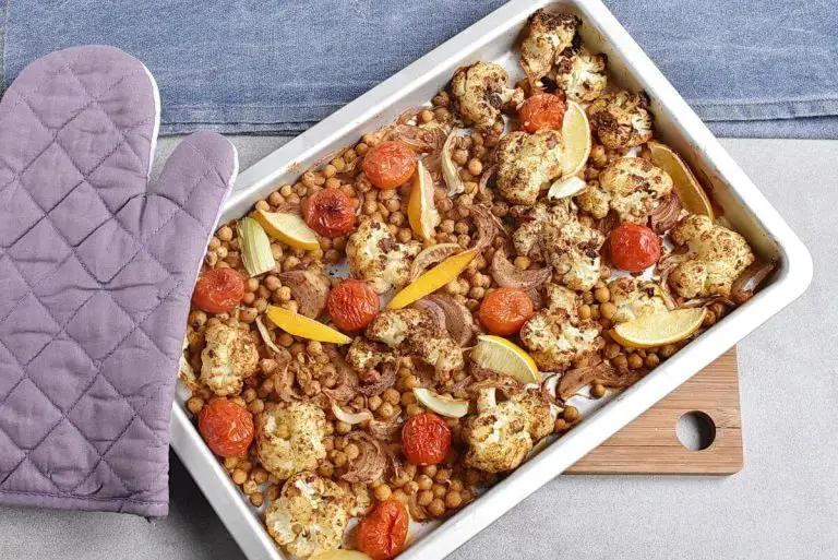 Step 5 - Indian Cauliflower and Chickpea Sheet Pan