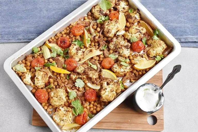 Step 6 - Indian Cauliflower and Chickpea Sheet Pan
