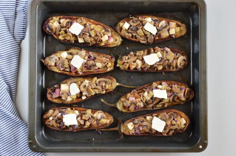 MushroomStuffed Eggplant Recipe Cook.me Recipes