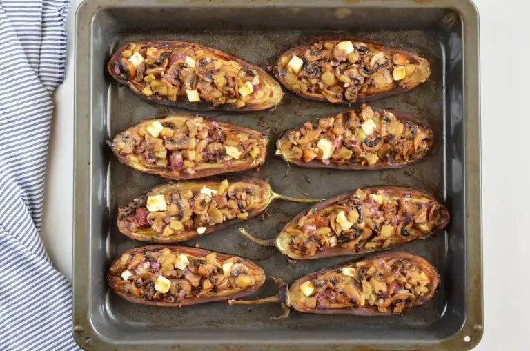 Mushroom-Stuffed Eggplant recipe - step 10