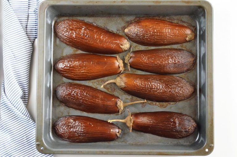 Step 3 - Mushroom-Stuffed Eggplant